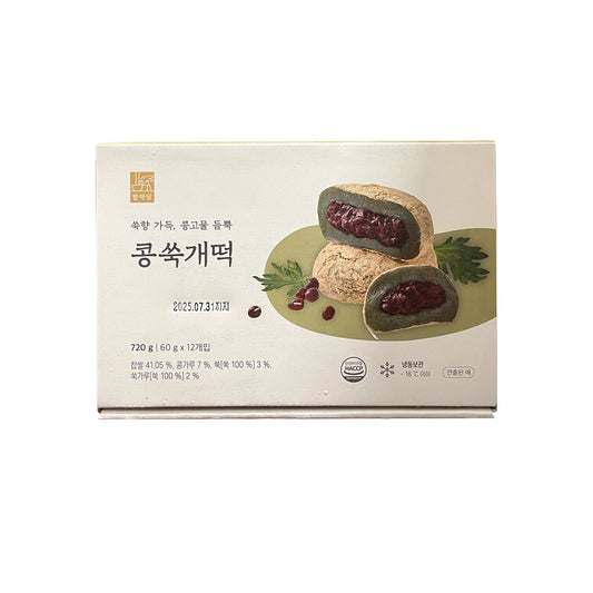 07347 콩쑥개떡(방아당) 15/720g BANGADANG FZN MUGWORT RICE CAKE