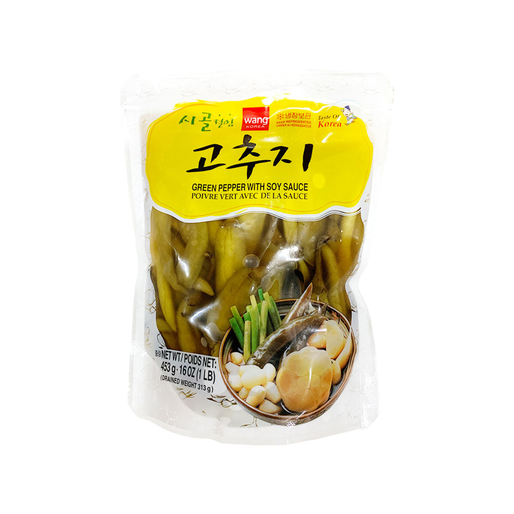 고추지(한국산) : 24/453g : PICKLED GREEN PEPPER (KOREA)