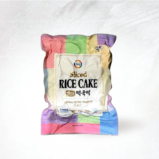 07898 : 햇쌀떡국떡(강동) : 16/650g : HETSSAL RICE CAKE(SLICE)