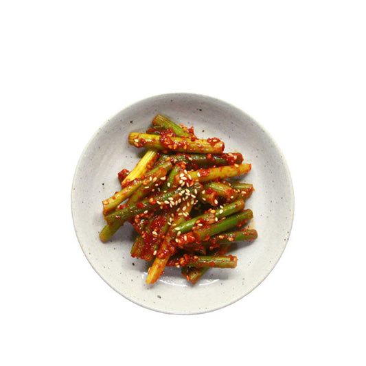 08135 : 마늘쫑 고추장무침(벌크) : 2/8.8Lbs(4kg) : FZN SEASONED GARLIC STEM