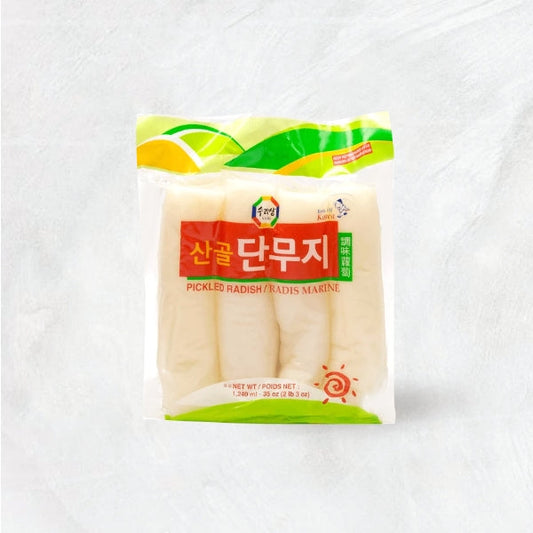 09144 : 산골단무지(백통) : 14/1kg : PICKLED RADISH_WHITE(SANGOL)