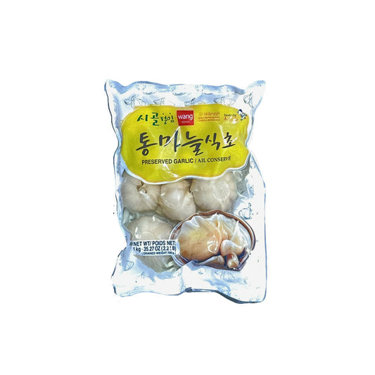 09750 : 시골 통마늘 식초(마늘장아찌) : 12/1kg : PICKLED GARLIC W/VINEGAR