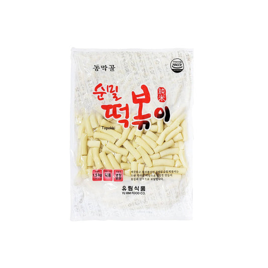 10326 : 순밀떡볶이떡 : 10/1.5kg : YURIM TTEOKBOKKI WHEAT CAKE