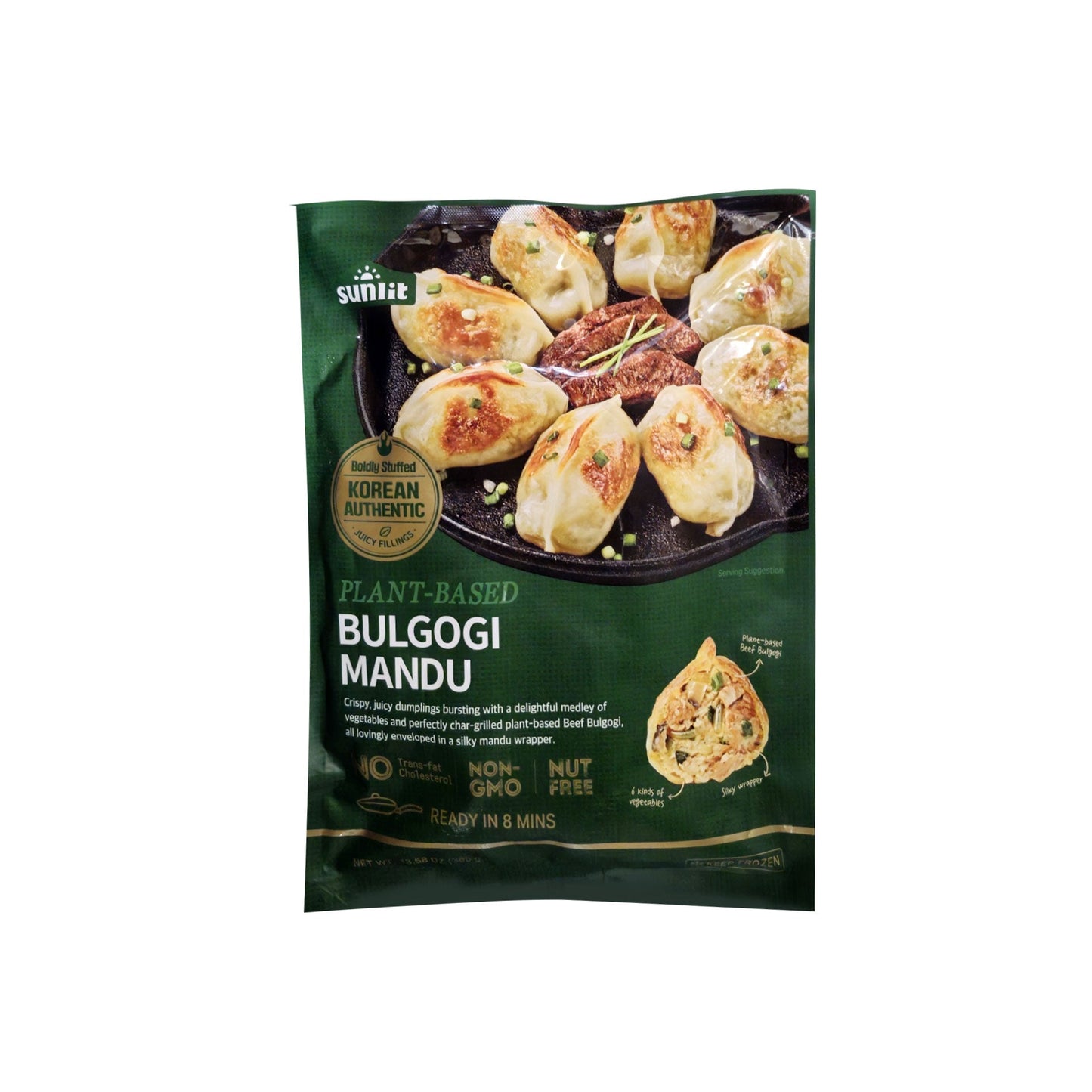 10715 : 플랜트베이스 만두(불고기) : 20/385g : FZN PLANT-BASED MANDU (BULGOGI)