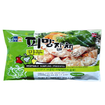 Fzn Green Pepper Dumpling 10/680g 만두촌 피망 잡채 만두