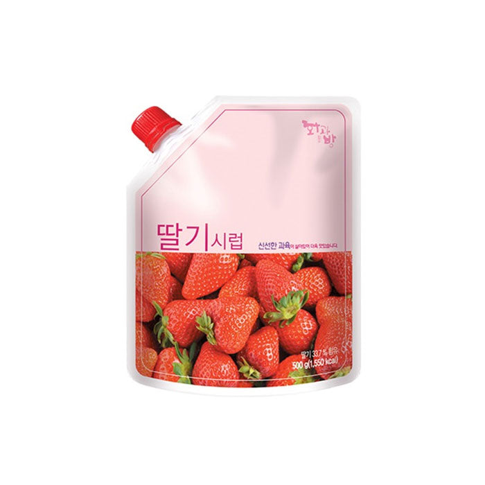 12031 빙수용 딸기시럽 12/500g DAEDOO STRAWBERRY SYRUP for BINGSOO