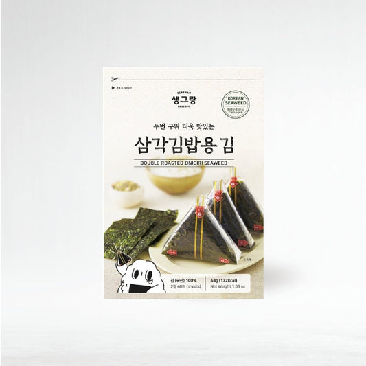 12655 : 삼각김밥용김(1/2박스) : 20/40st(48g) : DRIED LAVER FOR TRIANGLE KIMBAP