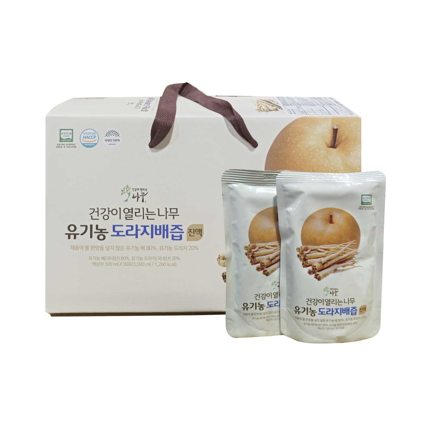 13971 : 유기농 도라시배즙 진액 : 5/30/100ml : PEAR & PLATYCODON ROOT JUICE EXTRACT(ORGANIC)