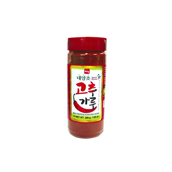 14322 고추가루(고운) 24/200g HOT PEPPER POWDER(FINE) PET BOTTLS