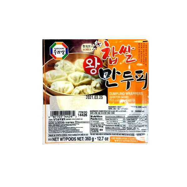 14426 찹쌀왕만두피 18/360g FZN DUMPLING WRAPPERS