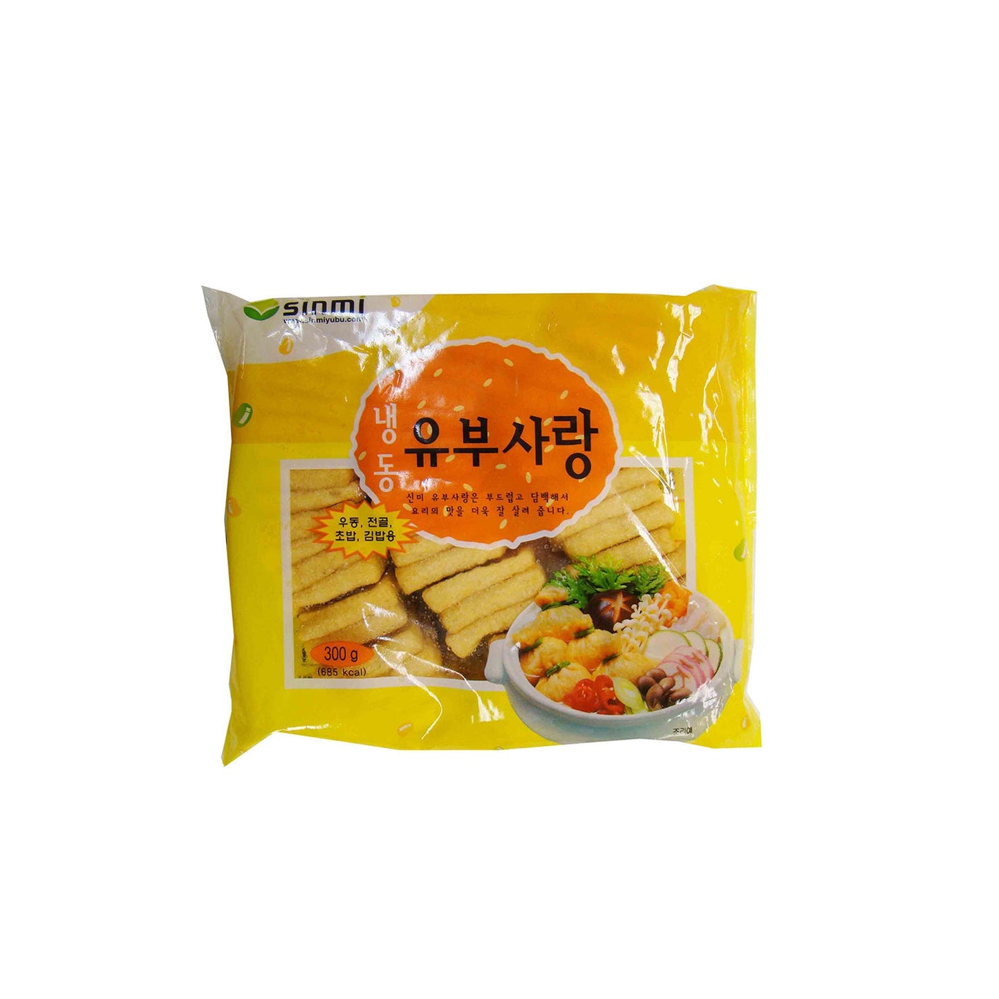 15027 햇살콩 유부(유부사랑) 10/300g SINMI FZN FRIED BEAN CURD