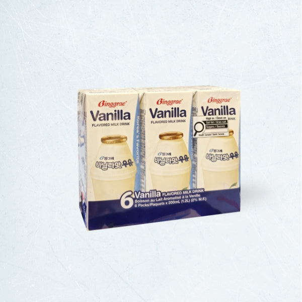 15041V : 빙그레우유(바닐라) : 4/6/200ml : BINGGRAE MILK(VANILLA)