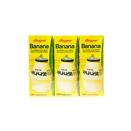 15041 : 빙그레우유(바나나) : 4/6/200ml : BINGGRAE BINGGRAE MILK(BANANA)