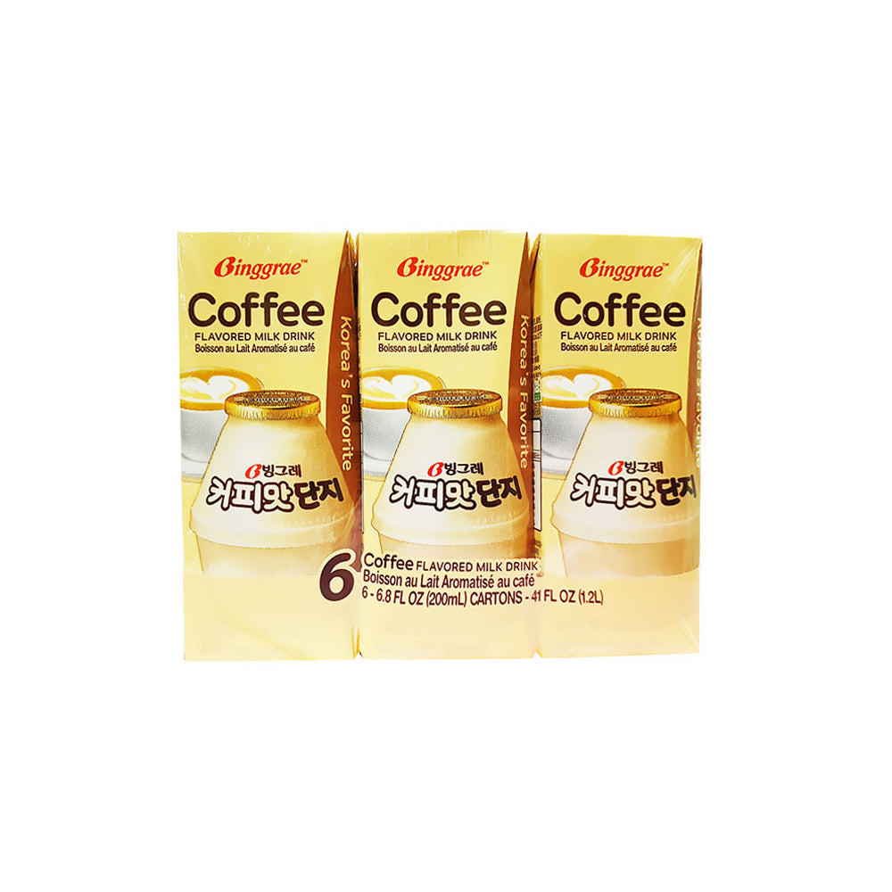 15041C : 빙그레우유(커피) : 4/6/200ml : BINGGRAE BINGGRAE MILK(COFFEE)