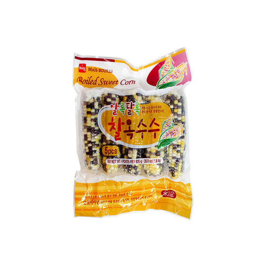 15286 : 알록달록 찰옥수수(5pcs) : 12/820g : FZN BOILED SWEET CORN(COLOR)