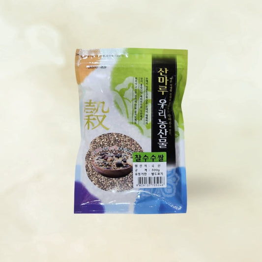 16384 : 산마루/찰수수쌀 : 20/500g : HUILED GLUTINOUS INDIAN MILLET