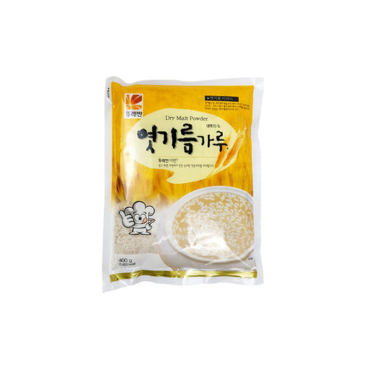 16596 : 거친 엿기름가루(뚜레반) : 20/400g : MALT FLOUR(COARSE)