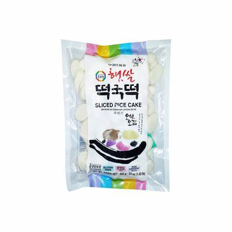 17839 햇쌀떡국떡 16/650g HETSSAL RICE CAKE(SLICE)