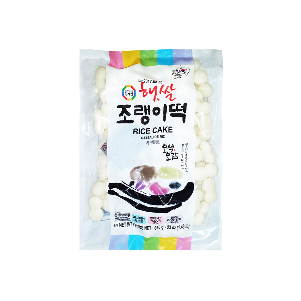 Hetsal Rice Cake(Twin Ball) 16/650g 햇쌀 조랭이 떡