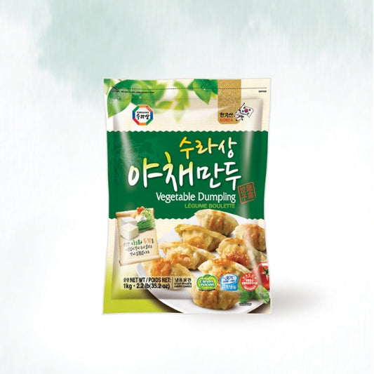 17966 : 수라상(야채만두) : 10/1kg : FZN VEGETABLE MANDU