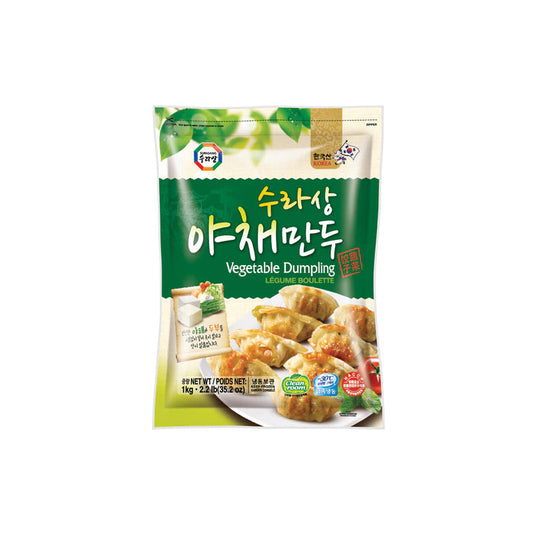 17966 수라상(야채만두) 10/1kg FZN VEGETABLE DUMPLING