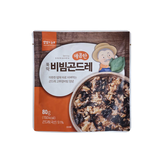 17999 : 매콤 뚝딱 비빔 곤드레 : 30/80g : BIBIM GONDE SAUCE (SPICY)