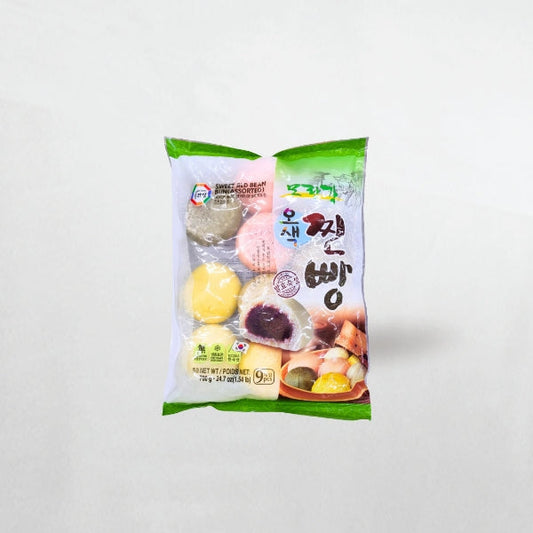 19205 : 모란각 오색 찐빵 : 10/700g(10p) : FZN SWEET RED BEAN BUN