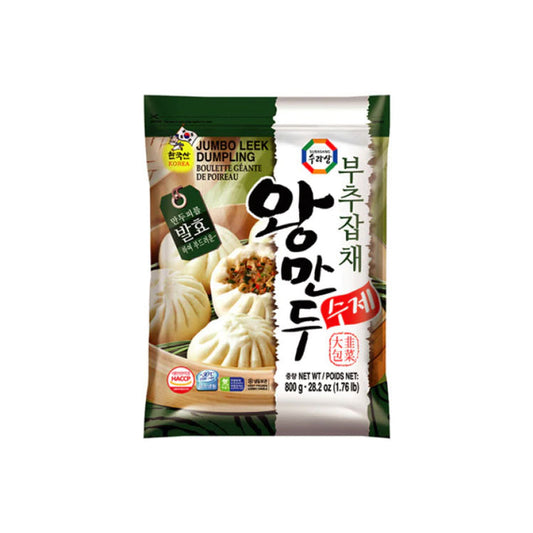 19986 : 왕만두(부추잡채) : 8/800g : FZN BIG MANDU(LEEK)