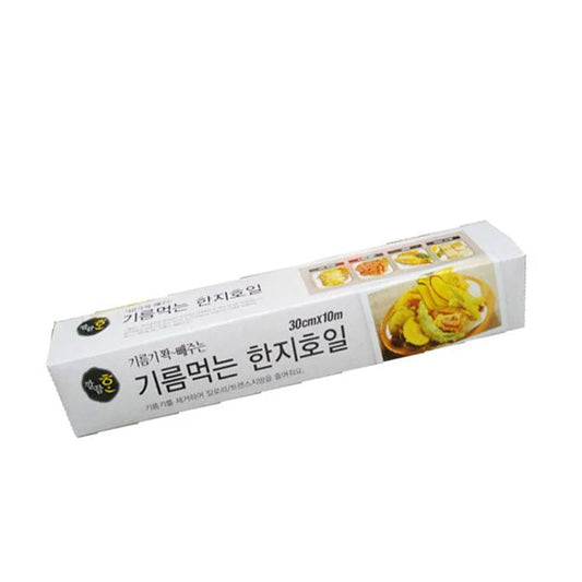 Green tea Paper Foil(30x10m) 10P기름먹는 녹차한지 호일(접시용)
