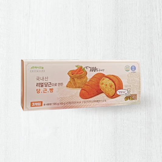 20290 : 리얼 당근빵 : 12/255g : BAKED REAL CARROT BREAD