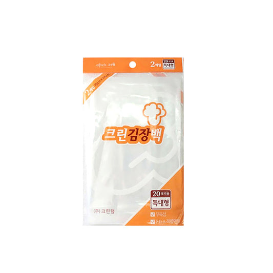 Plastic Bag(Xl) 100/2ea 크린?N 크린 김장백(특대) 20포기용
