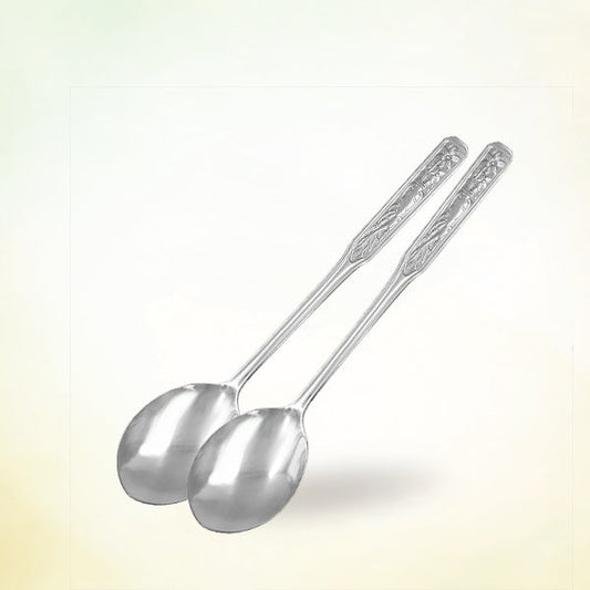20684 : S/S 인삼숟가락 (인삼문양) : **10PCS : STAINLESS STEEL SPOON