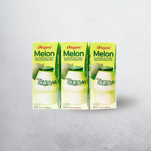 20702 : 빙그레우유(메론) : 4/6/200ml : BINGGRAE MILK(MILK(MELON)