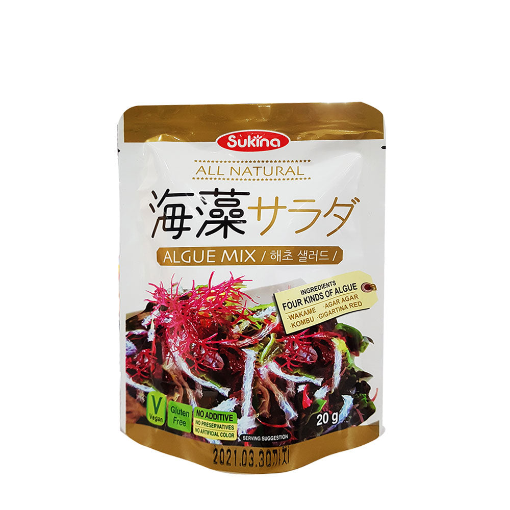 22176 : 해초샐러드 : 30/20g : FZN SEASONED SEAWEED MIX