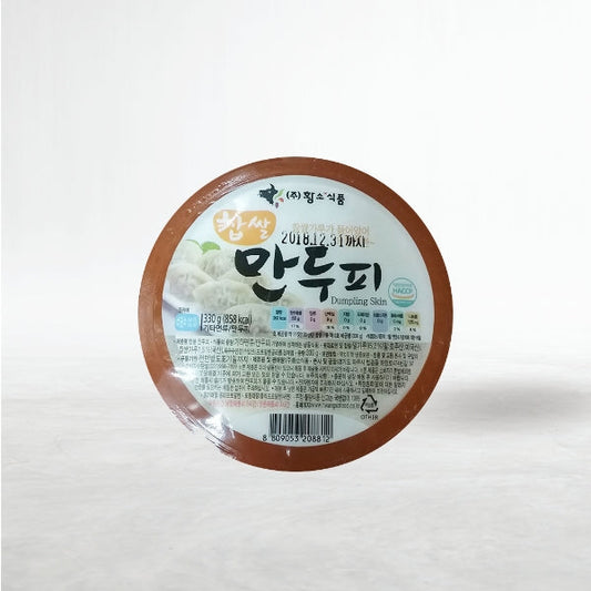 22251 : 황소식품 찹쌀만두피 : 24/330g : FZN SWEET RICE MANDU WRAPPERS