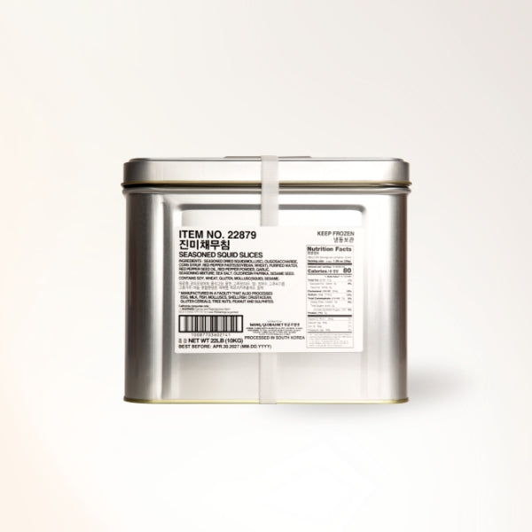 22879 : 반찬단지/진미채무침 : 10kg  : FZN SEASONED SQUID SLICES