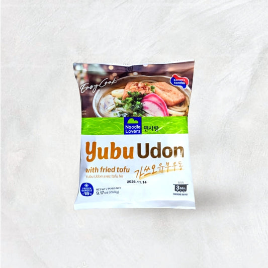 22969 : 면사랑(가쓰오유부우동) : 18/260g(9.17oz) : FZN YUBU UDON WITH FRIED TOFU