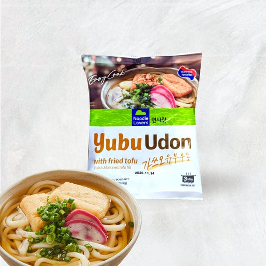 22969 : 면사랑(가쓰오유부우동) : 18/260g(9.17oz) : FZN YUBU UDON WITH FRIED TOFU