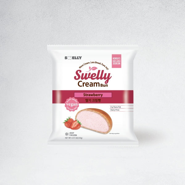 23708 : 스웰리 크림빵(딸기) : 12/130g(4.59oz) : FZN CREAM BREAD(STRAWBERRY)