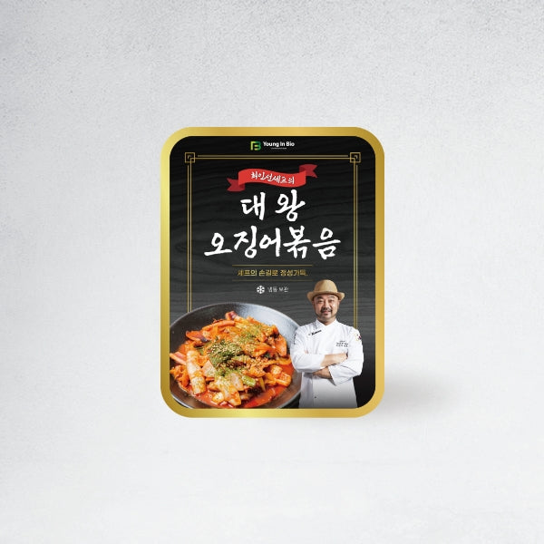 23971 : 대왕오징어볶음 : 25/230g : FZN SEASONED SQUID WITH SPICY SAUCE