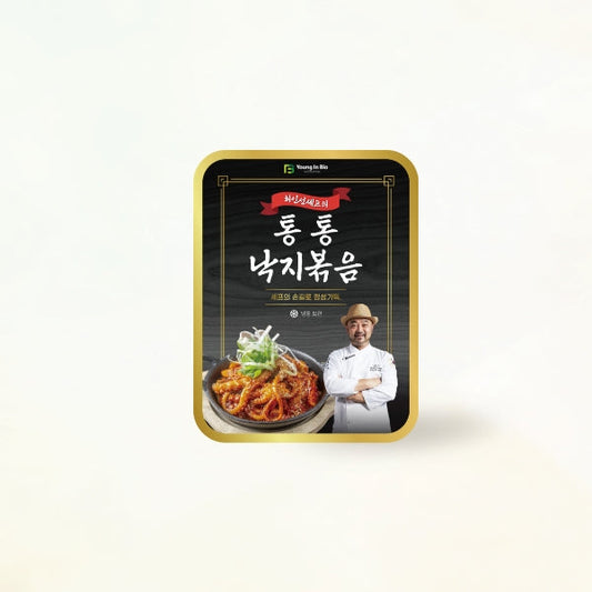 23973 : 오동통 낙지볶음 : 25/230g : FZN SEASONED SMALL OCTOPUS WITH SPICY SAUCE