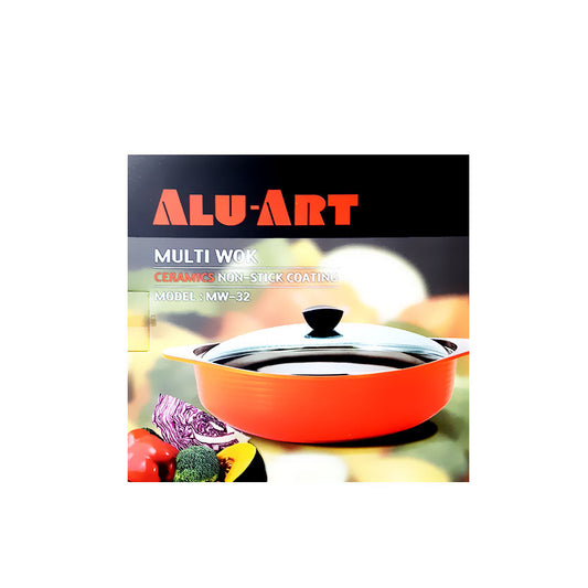 Al. Ceramic Wok(32cm)(1p) 알루아트 세라믹 멀티 웍(궁중팬)