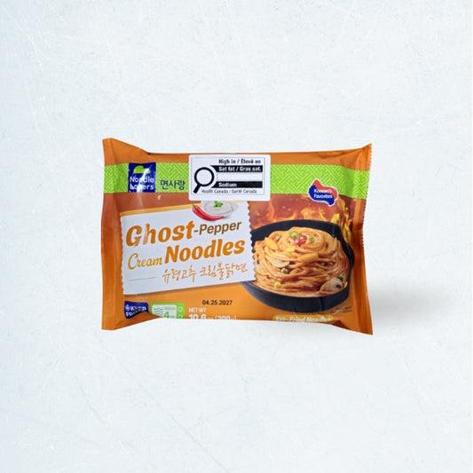 24864 : 면사랑(유령고추 크림불닭면) : 18/300g(10.58oz) : FZN SPICY CHILI NOODLES(CREAM BULDAK)