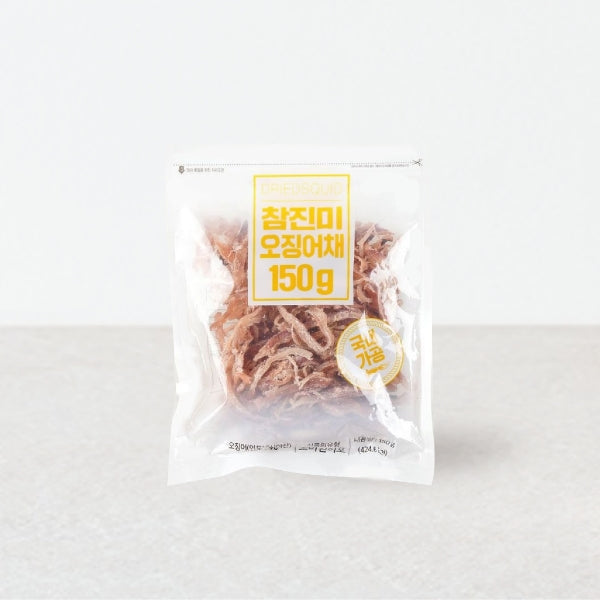 25187 : 참진미(오징어채) : 20/150g(5.29oz) : FZN SLICED SQUID (CHAMJINMI)