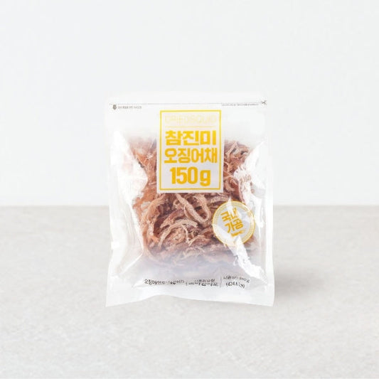 25187 : 참진미(오징어채) : 20/150g(5.29oz) : FZN SLICED SQUID (CHAMJINMI)