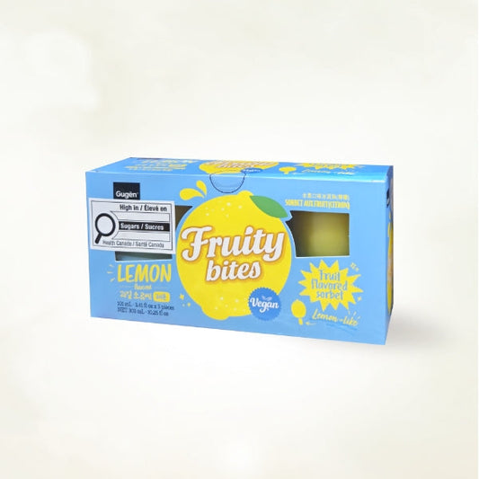 25296 : 과일소르베 (레몬) : 8/3/101ml : FZN FRUIT FLAVORED SORBET (LEMON)