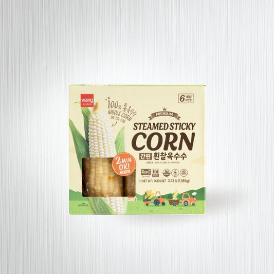 25770 : 흰찰 옥수수(진공) : 8/1.56Kg : STEAMED WHITE STICKY CORN