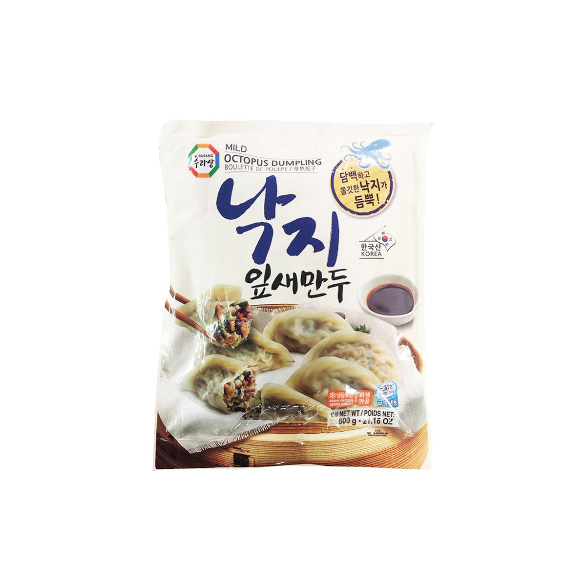 29385 낙지 잎새만두 12/600g FZN DUMPLING(YIPSAE-NAKJII)