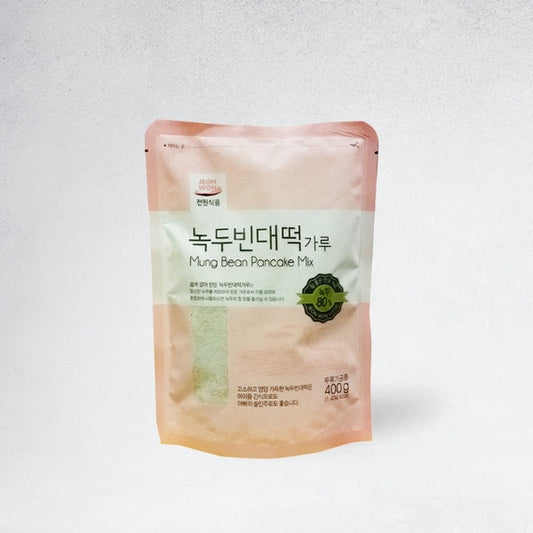 30342 : 녹두빈대떡가루(전원) : 8/400g :  MUNG BEAN PANCAKE MIX