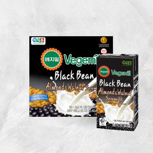 31992 : 베지밀(검은콩아몬드와호두) : 6/16/190ml : VEGEMILL (BLACKBEAN&ALMOND&WALNUT)